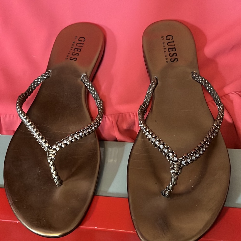 Bronze Rhinestone slides - Picture 3 of 8